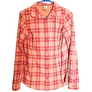Duluth Trading Co Womens Flex Sidewinder Long‎ Sleeve Shirt Small Outdoor Hiking